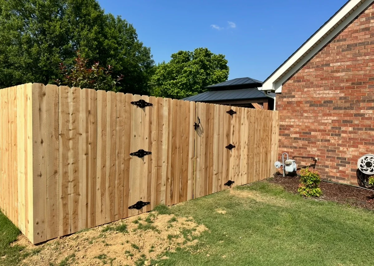fence installed by The Fence Company