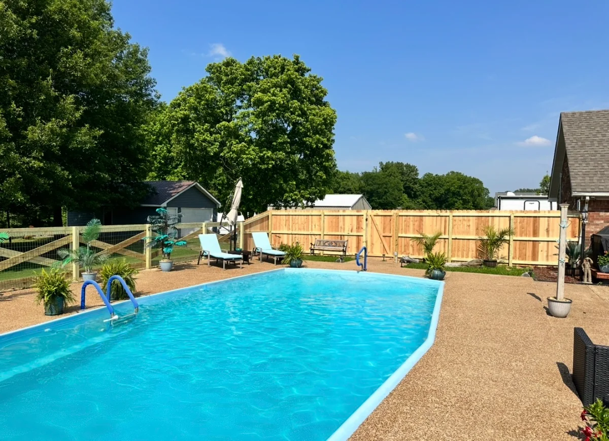 fence installed by The Fence Company