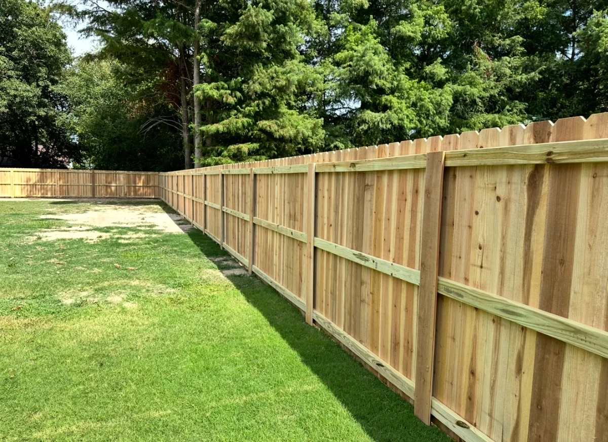 fence installed by The Fence Company
