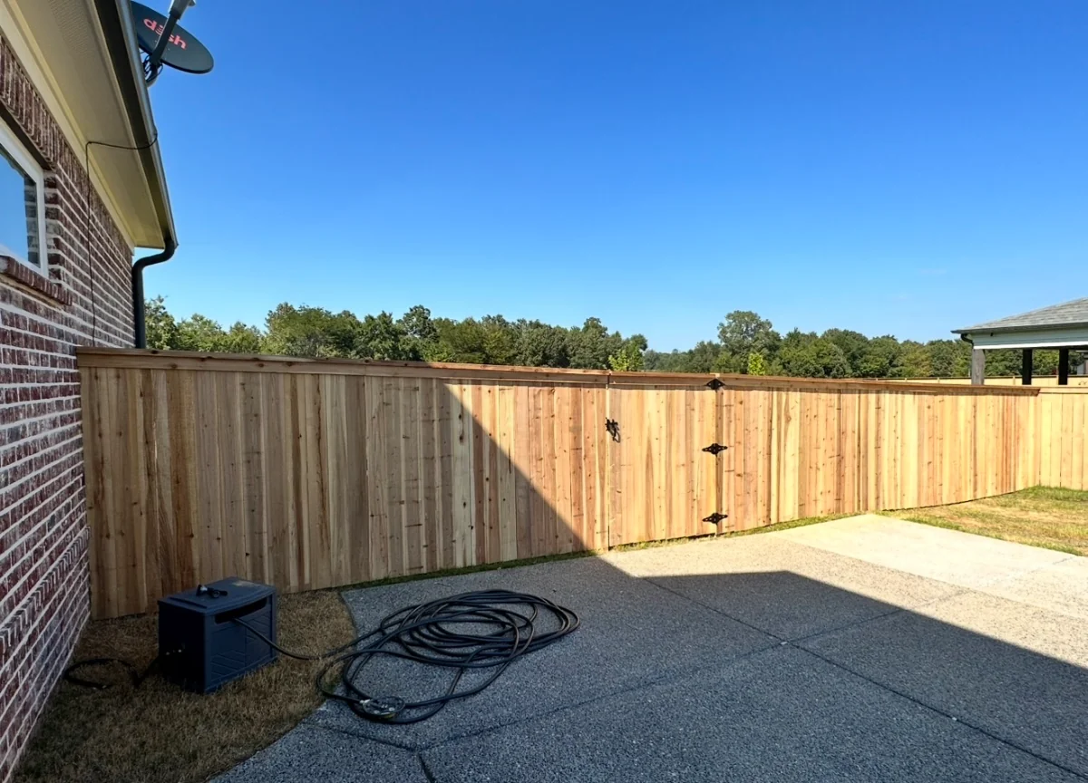 fence installed by The Fence Company